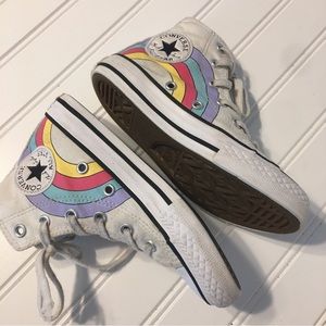 Converse Chuck Taylor rainbow unicorns